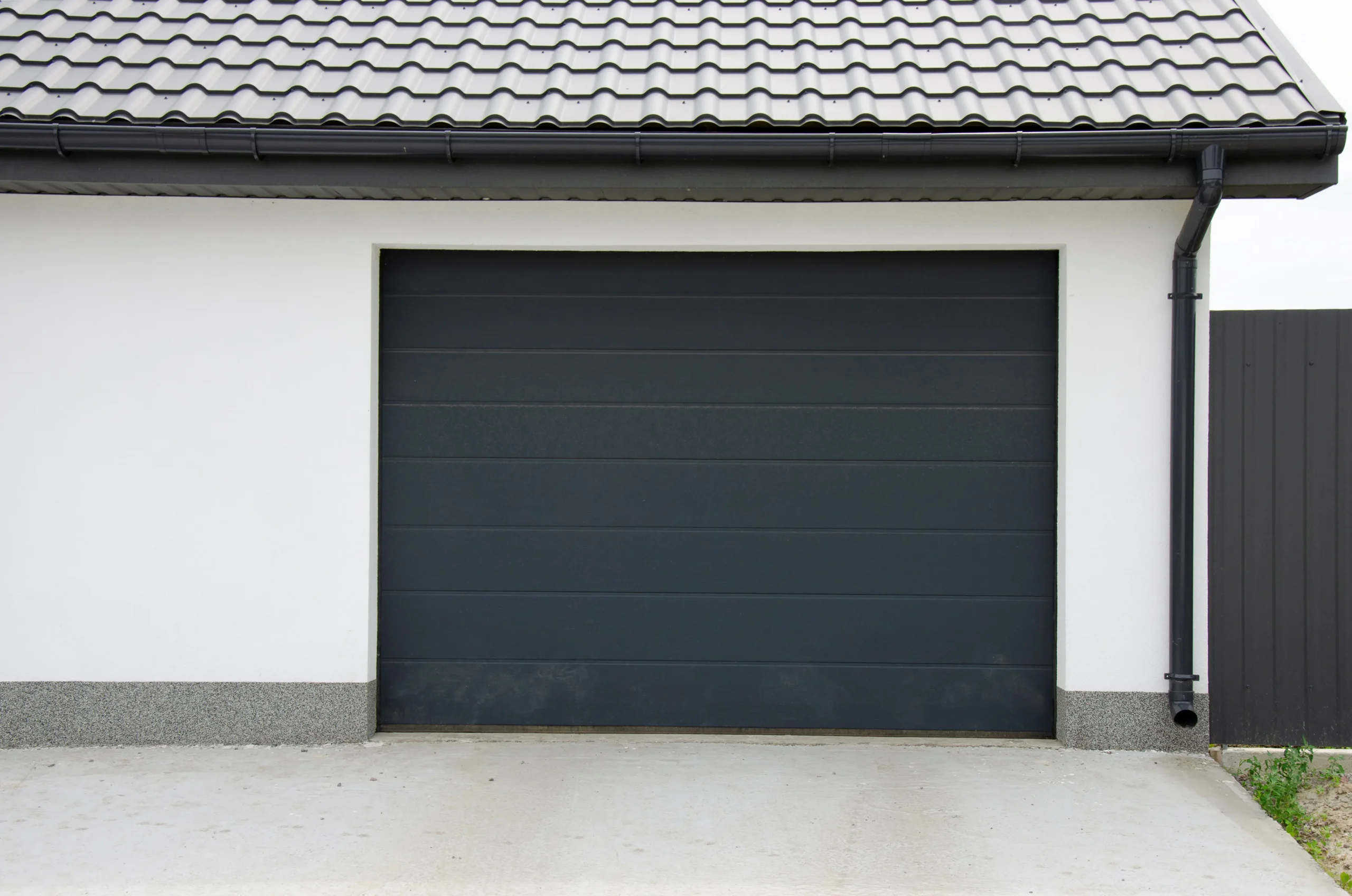 Porte de garage sectionnelle moderne